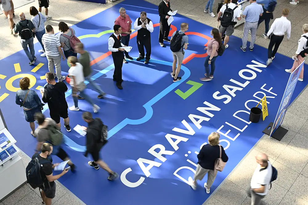 CARAVAN SALON Düsseldorf 2024 Camping als Wirtschaftsmotor für Regionen